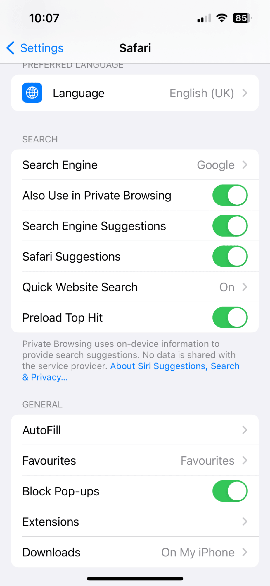 How to clear Safari browsing history