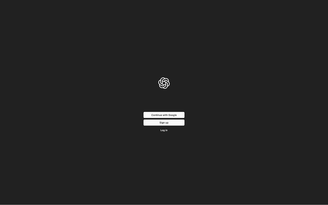official ChatGPT app on Mac
