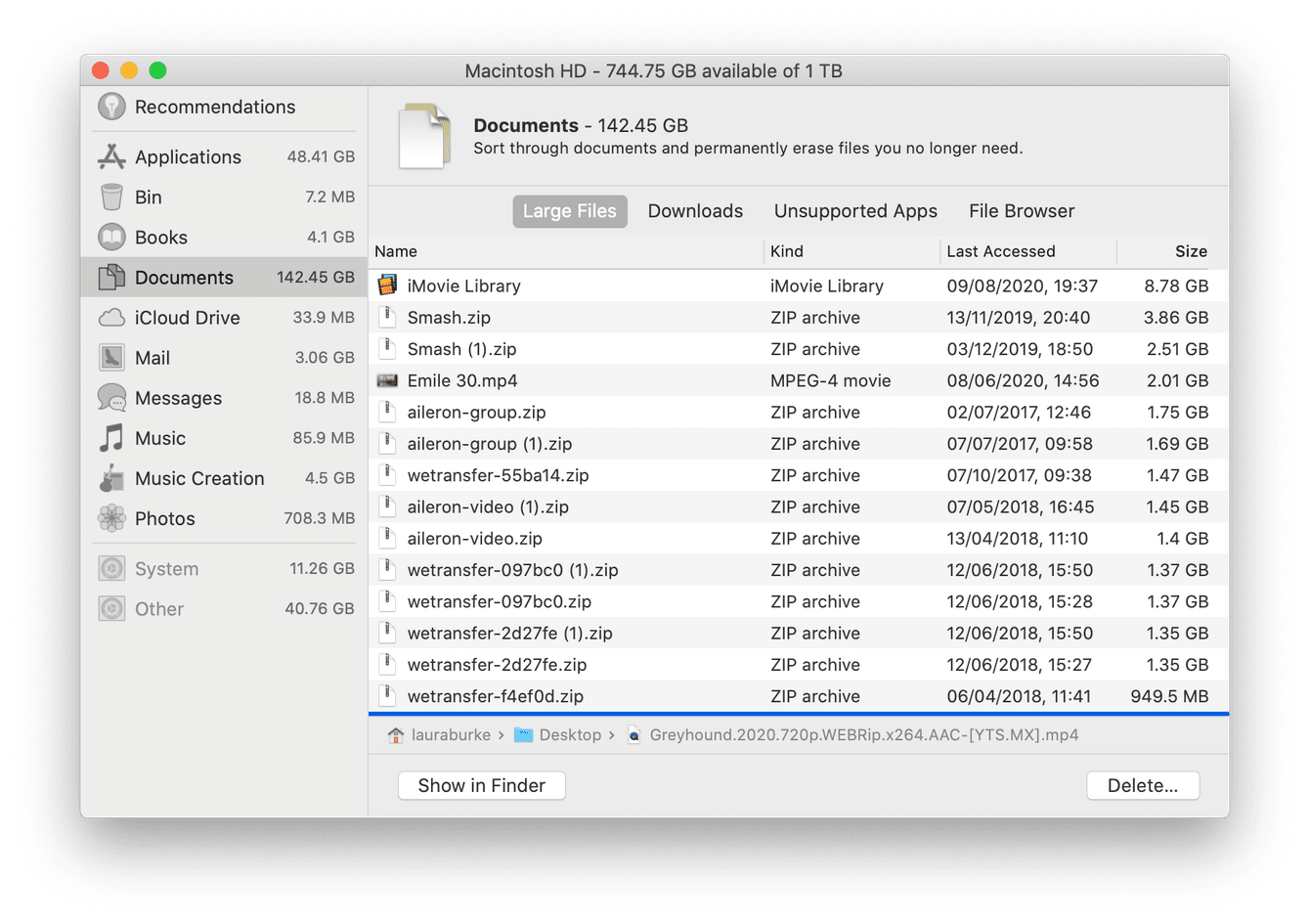 How to delete files and folders on Mac