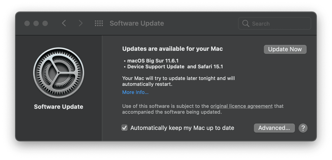 How to run a software update