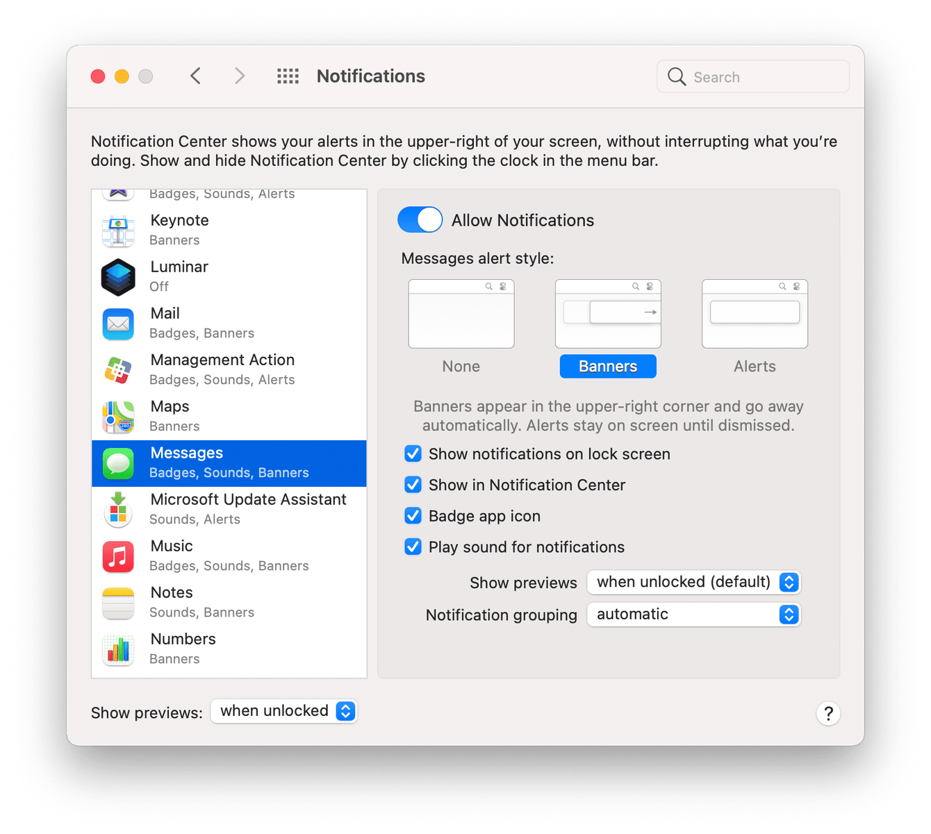 How to mute messages and set up Do Not Disturb on Mac