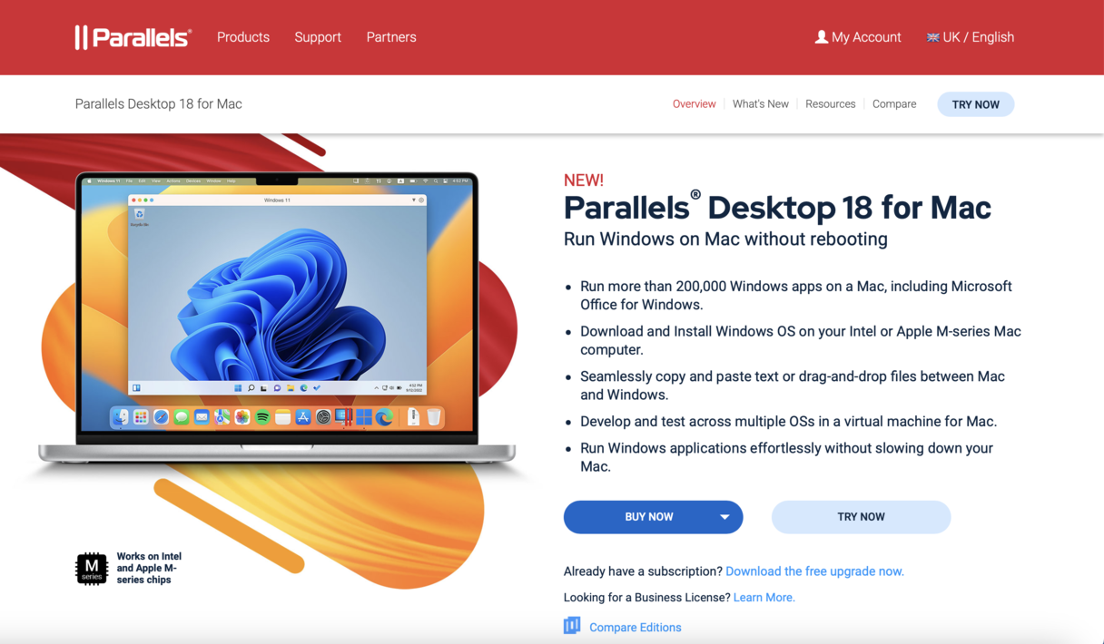 Parallels Desktop for Mac