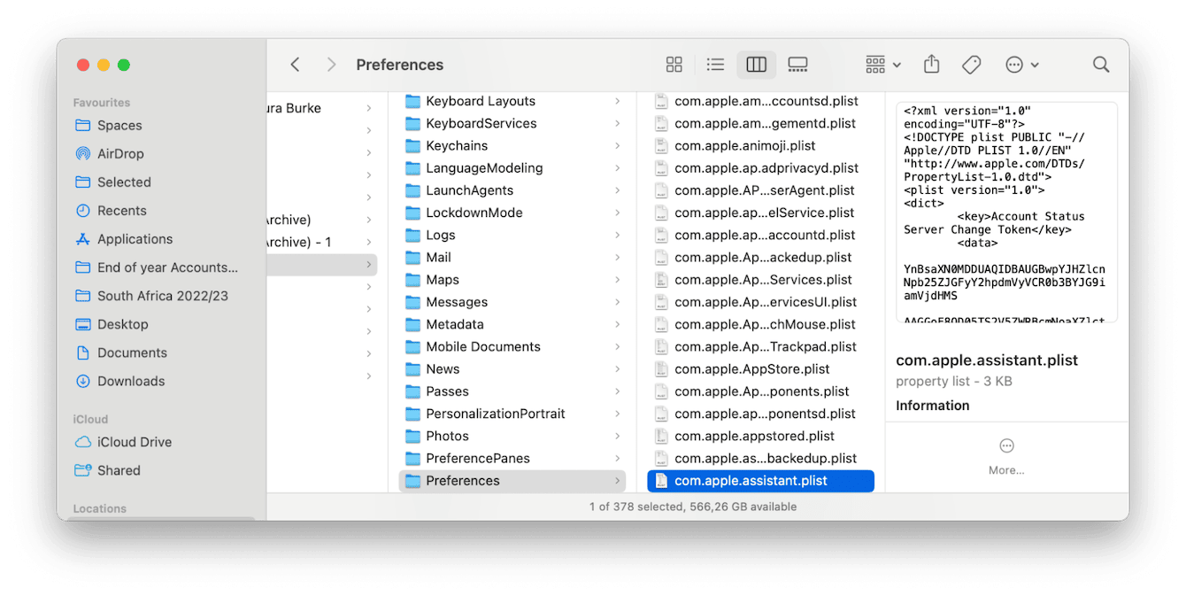 How to remove preference files