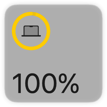 battery widget for MacBook