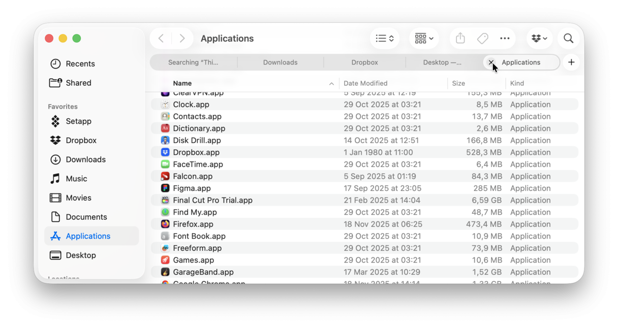 how to free up RAM on Mac — close Finder windows
