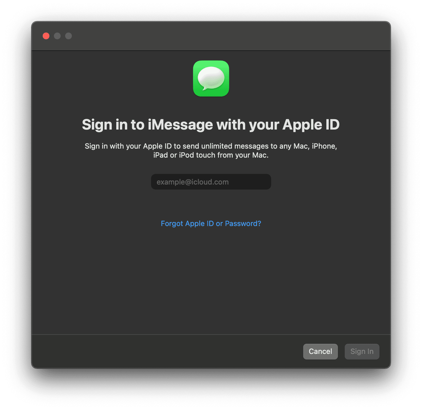 How to sign up for iMessage