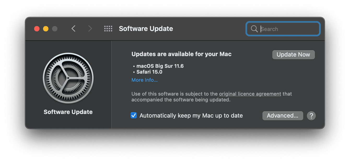 How to update the macOS