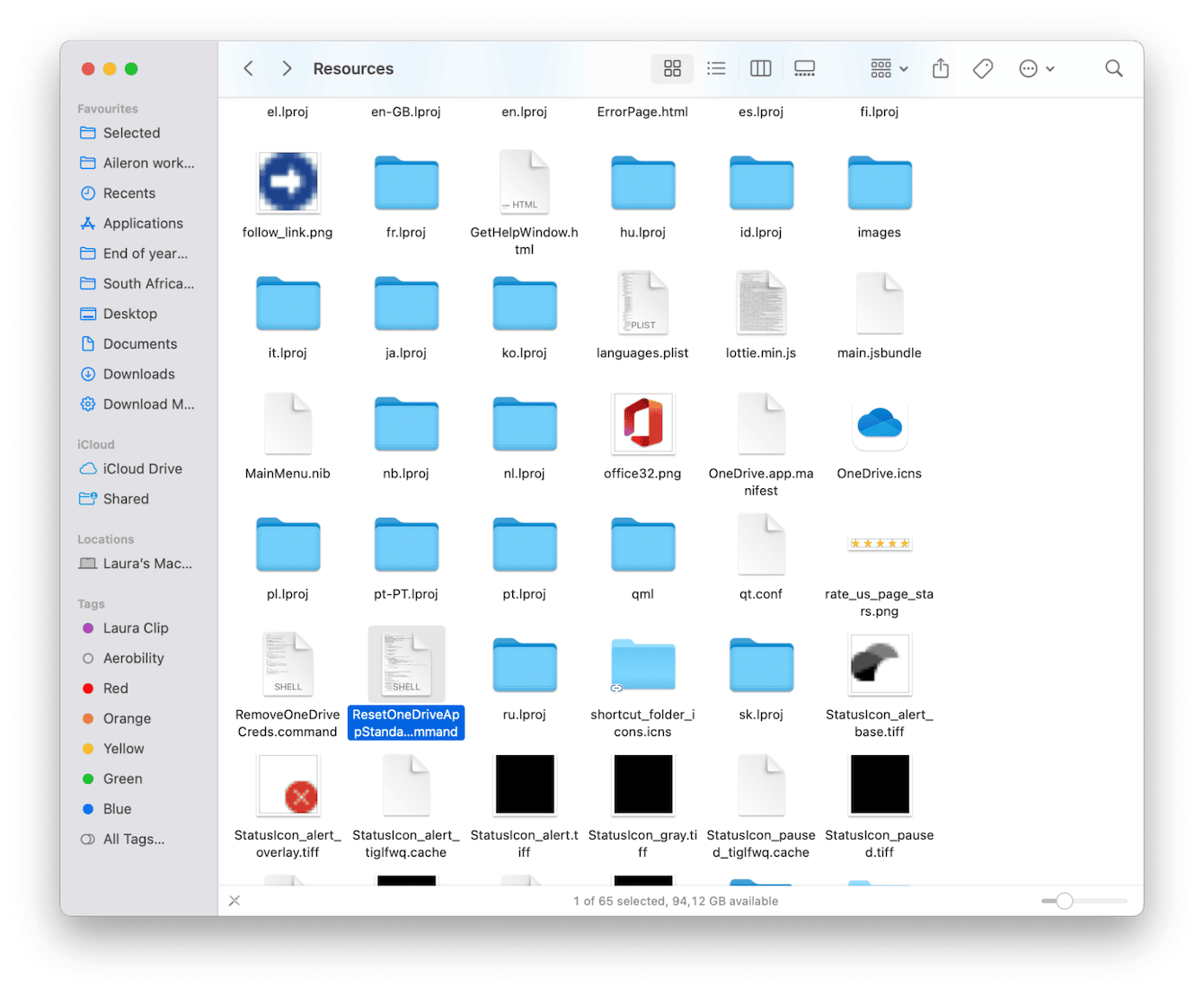 Reset the OneDrive app