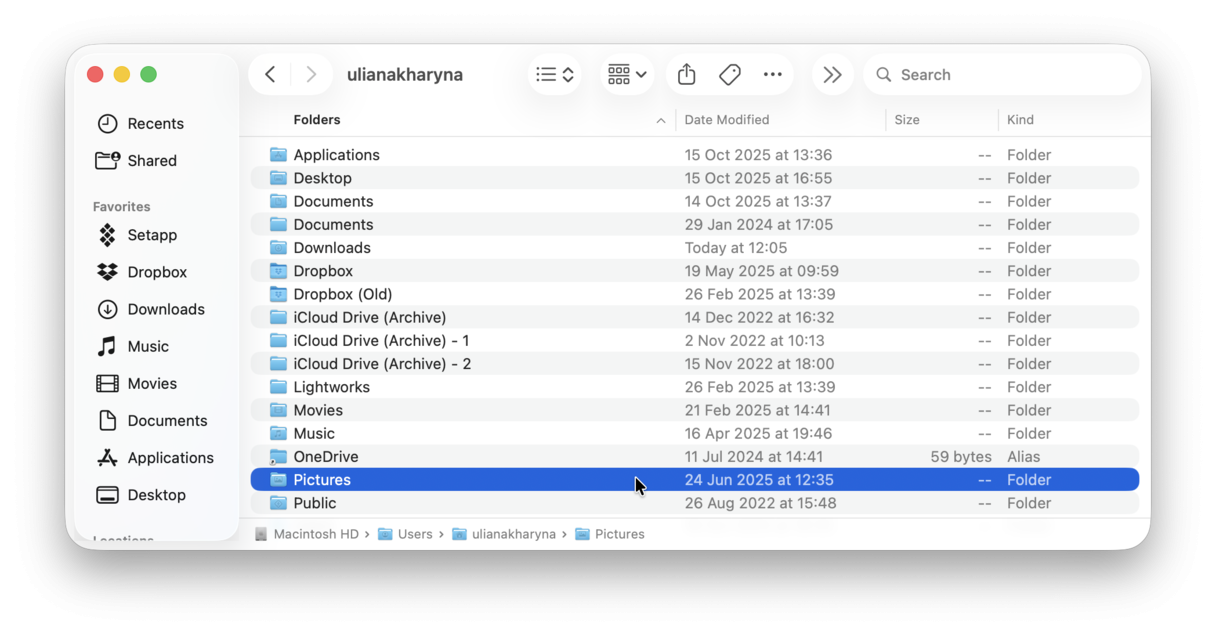 How to consider external storage on Mac