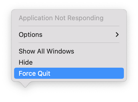 App force quitting
