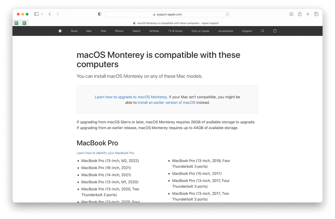 Mac's compatibility