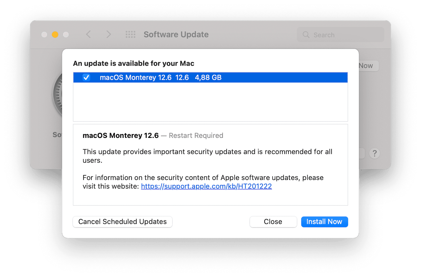 How to update a Mac