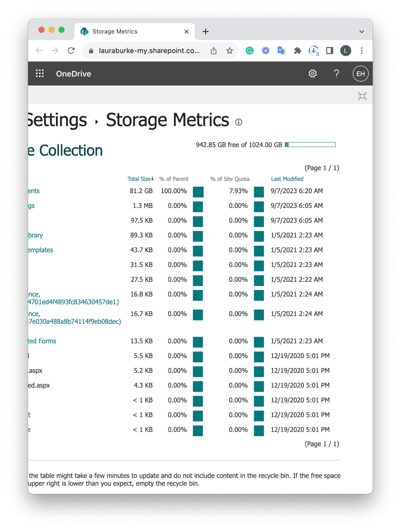 How to manage OneDrive Storage