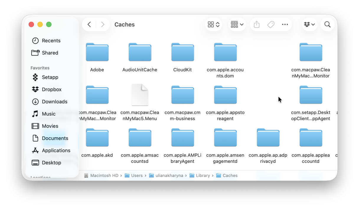 Path to Library folder