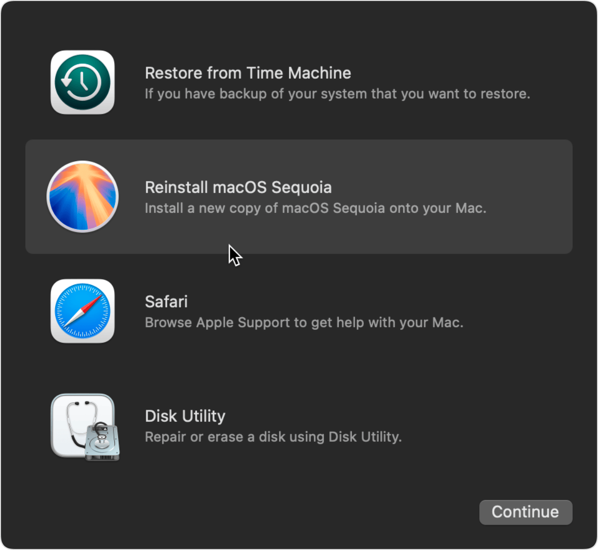 How to reinstall macOS