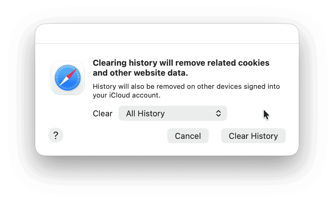 How to clear browsing history in Safari