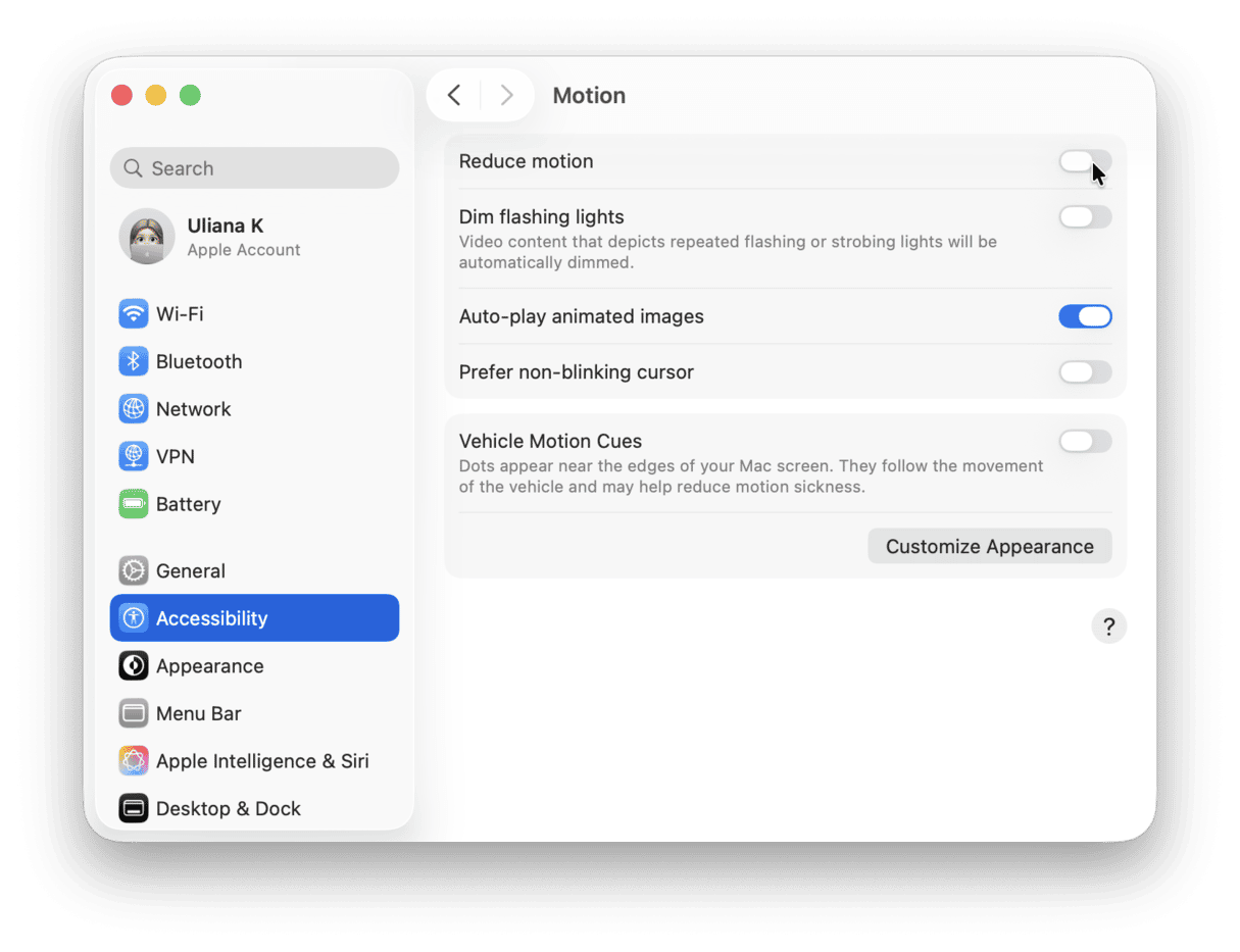 Reduce desktop overhead