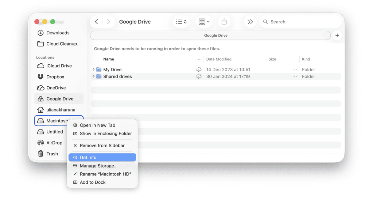 How to check storage on MacBook