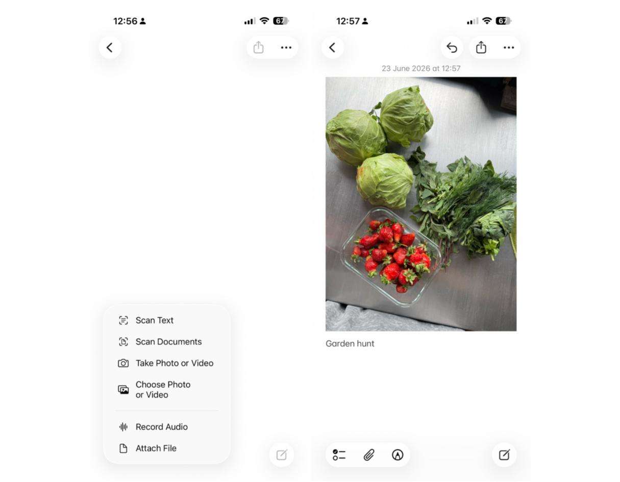 Add a text to a photo on iPhone