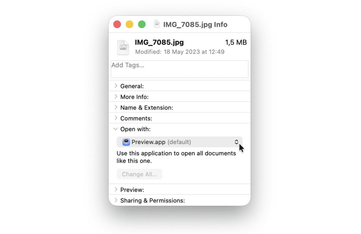How to open Preview on Mac