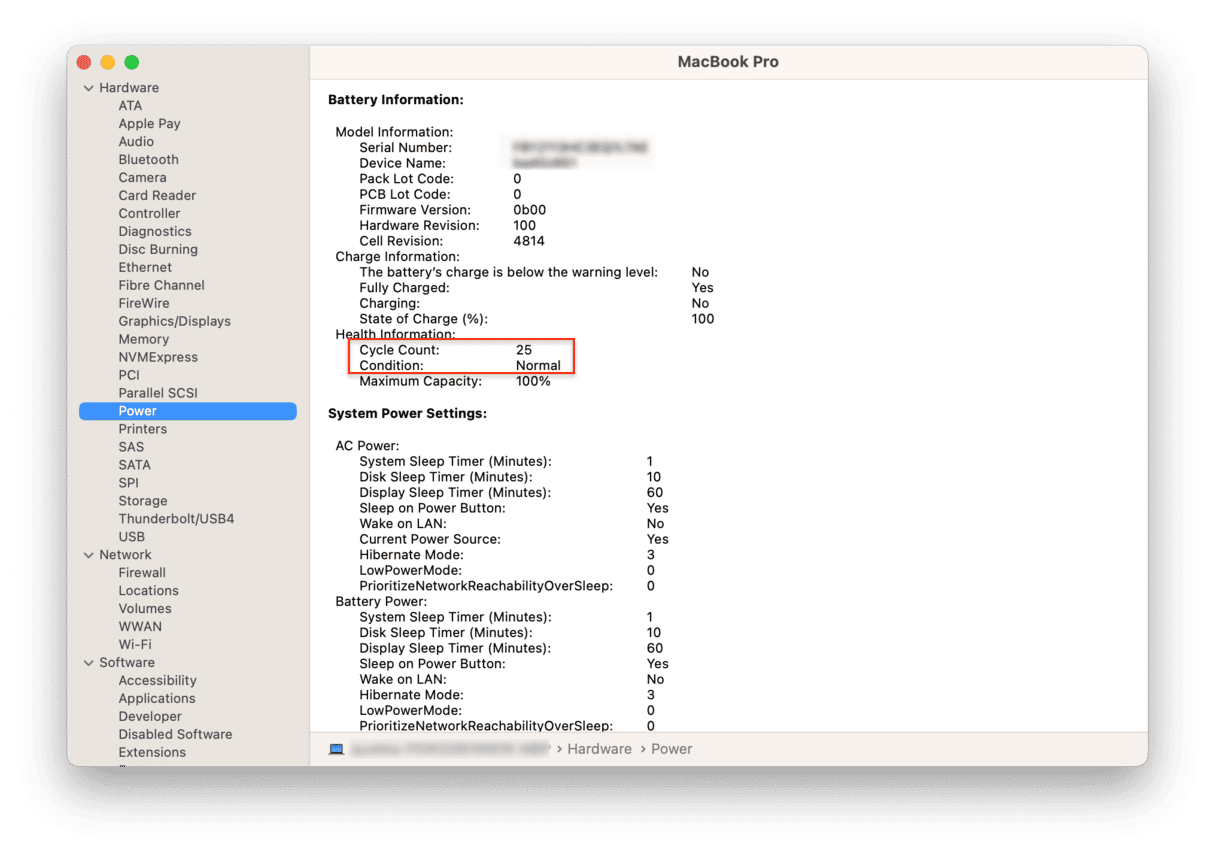 Stato della batteria