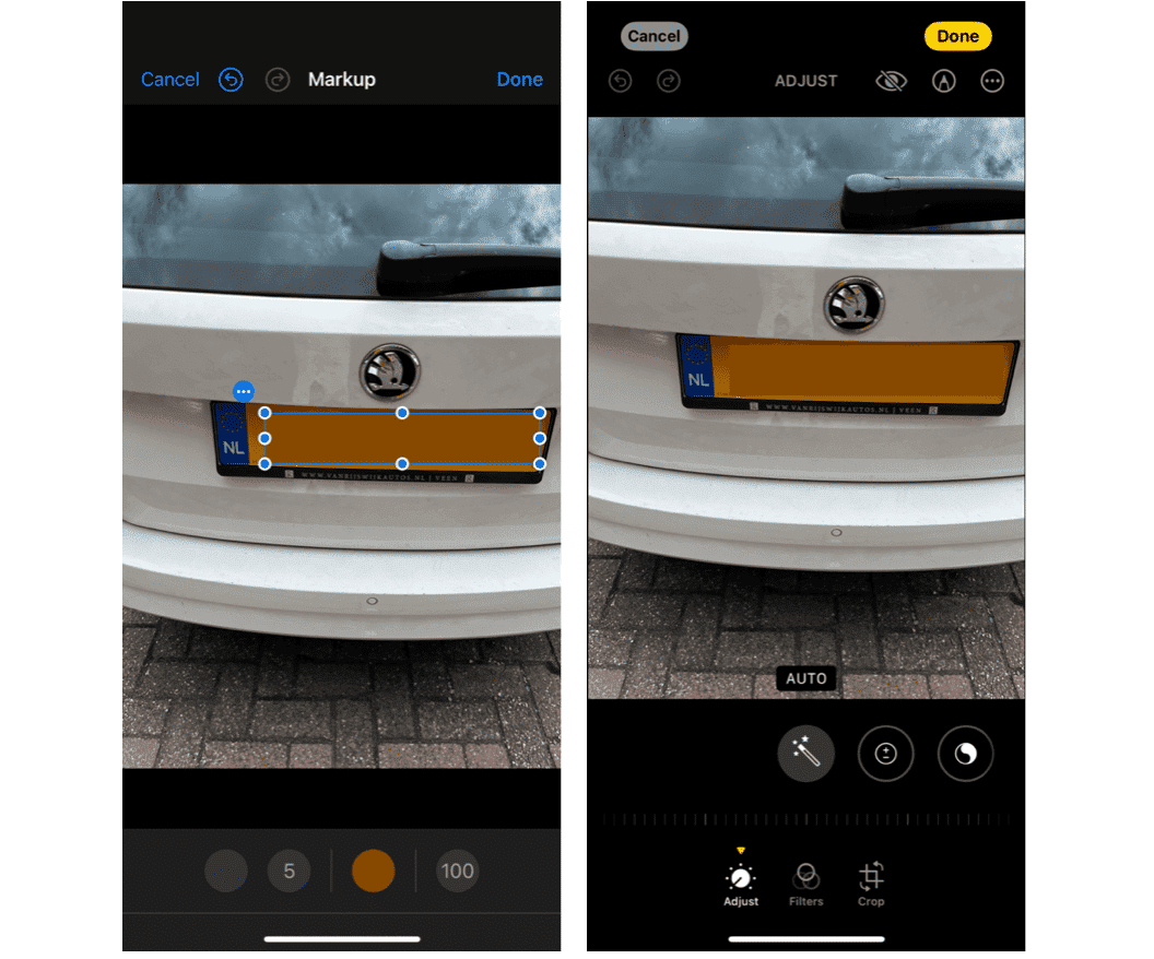 How to blur photos on iPhone