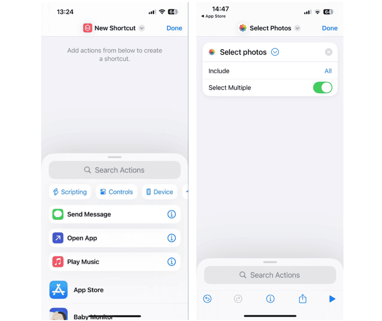 How to combine photos on iPhone