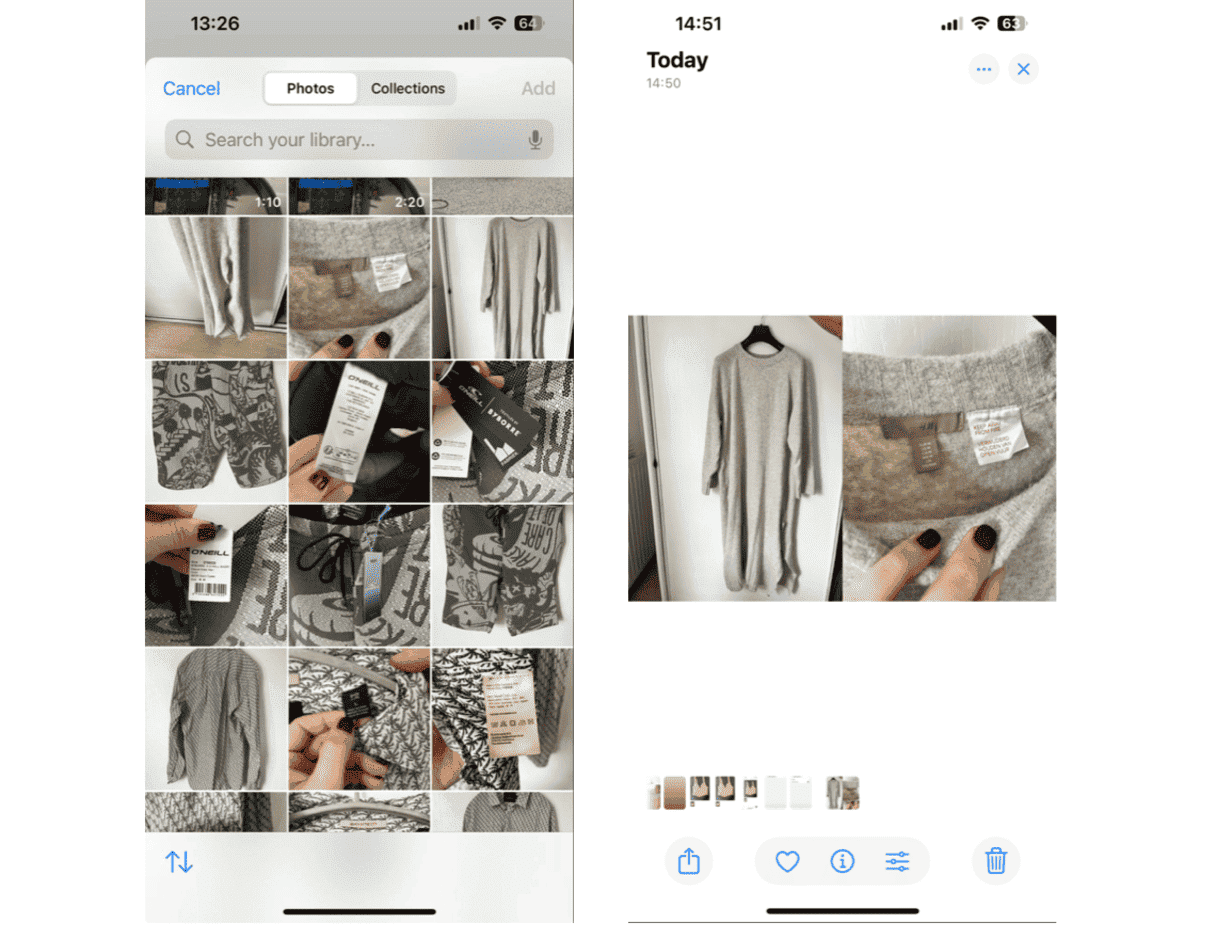 How to combine photos on iPhone