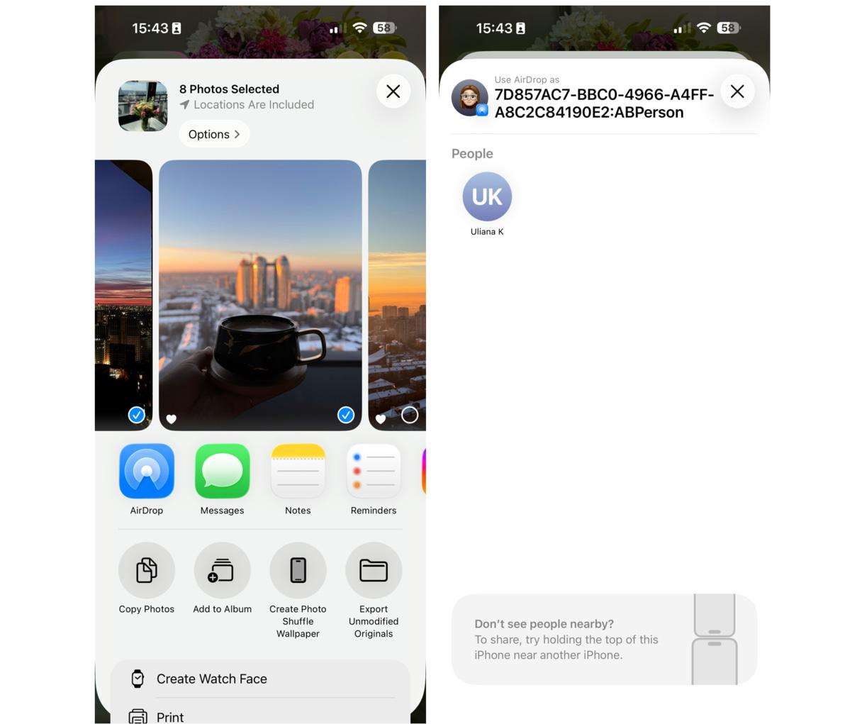 How to sync photos from iPhone to iPad &mdash; use AirDrop