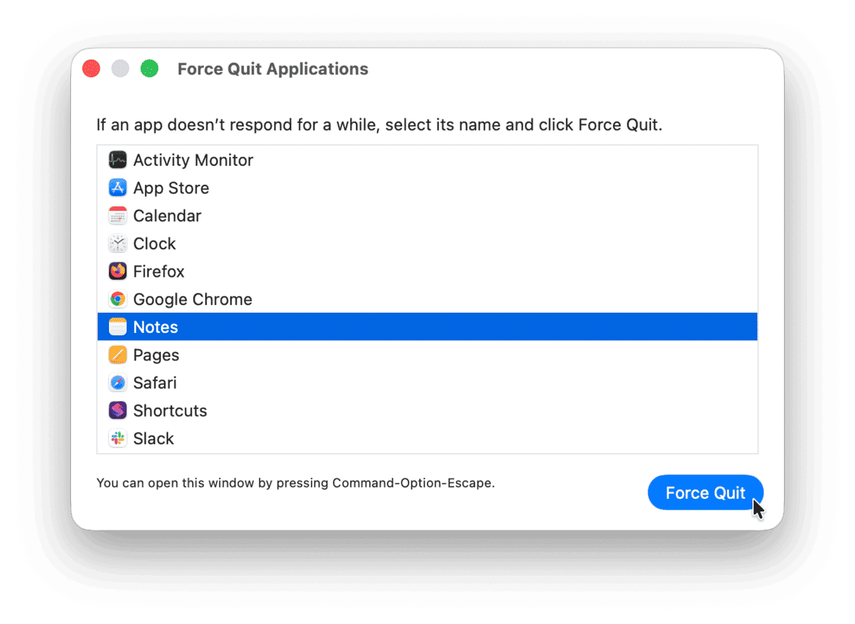 How to fix Notes app not working on Mac