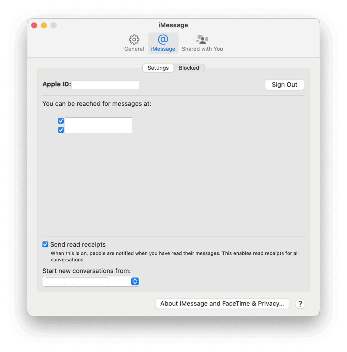 How to sign out of iMessage