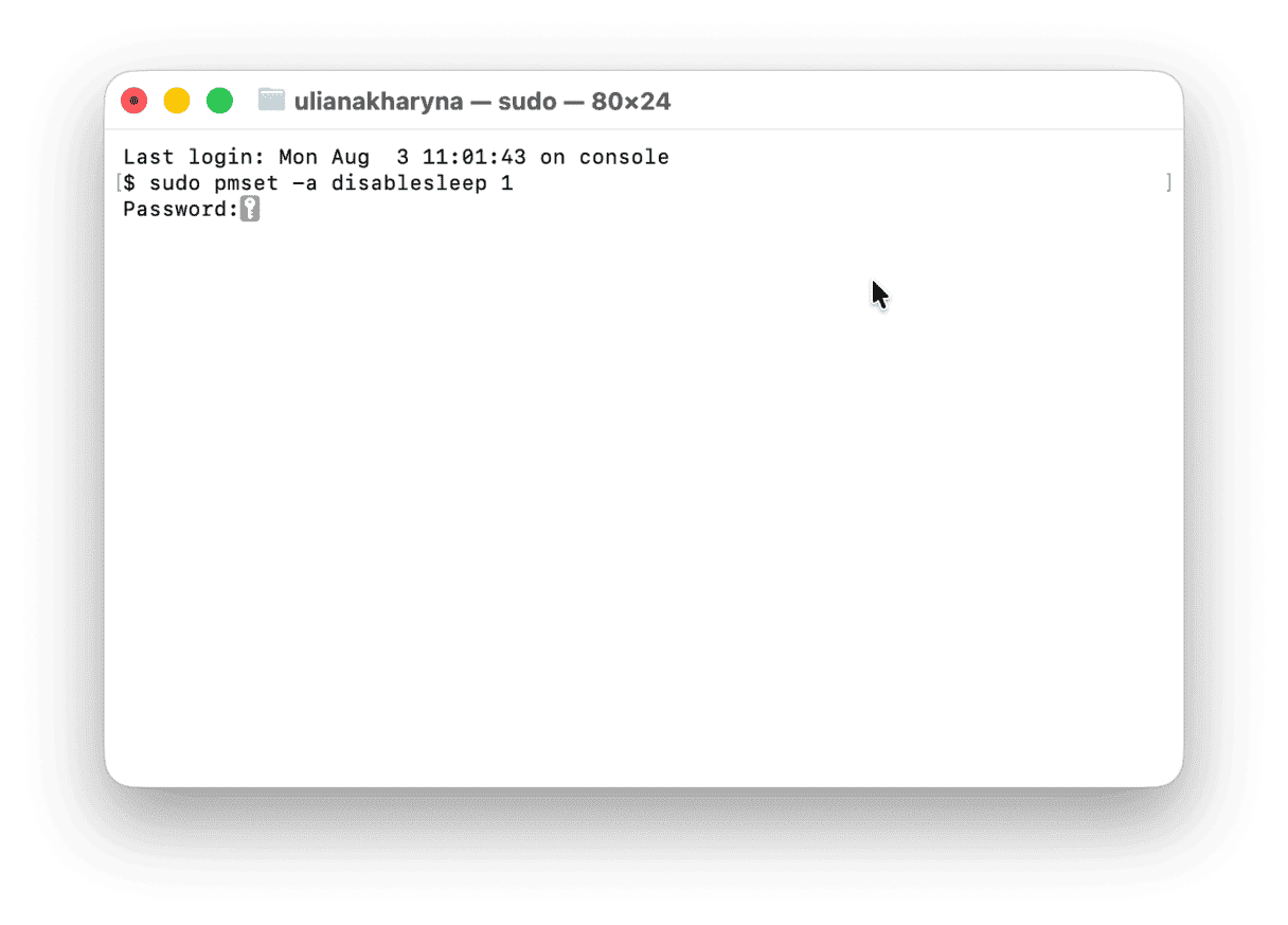How to disable sleep mode on Mac permanently