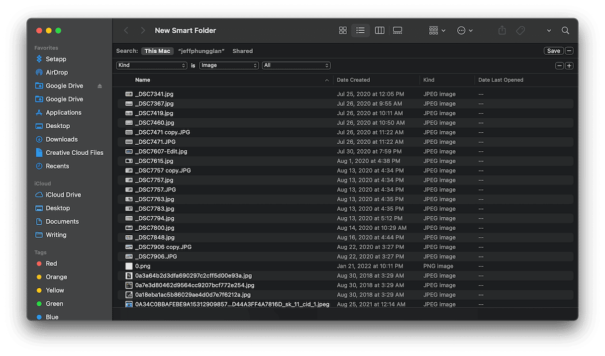 Elimina las fotos duplicadas en el Mac con el Finder