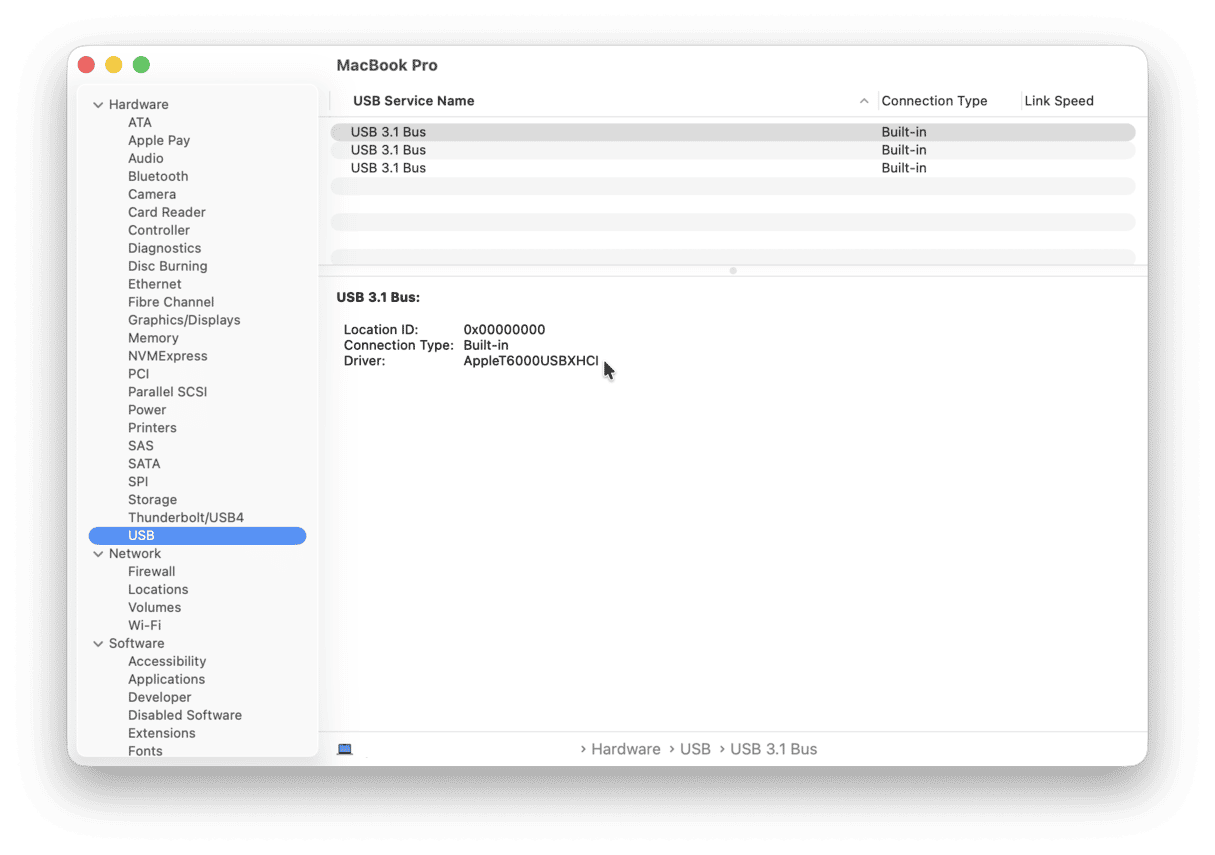 where to find information about drivers on Mac 