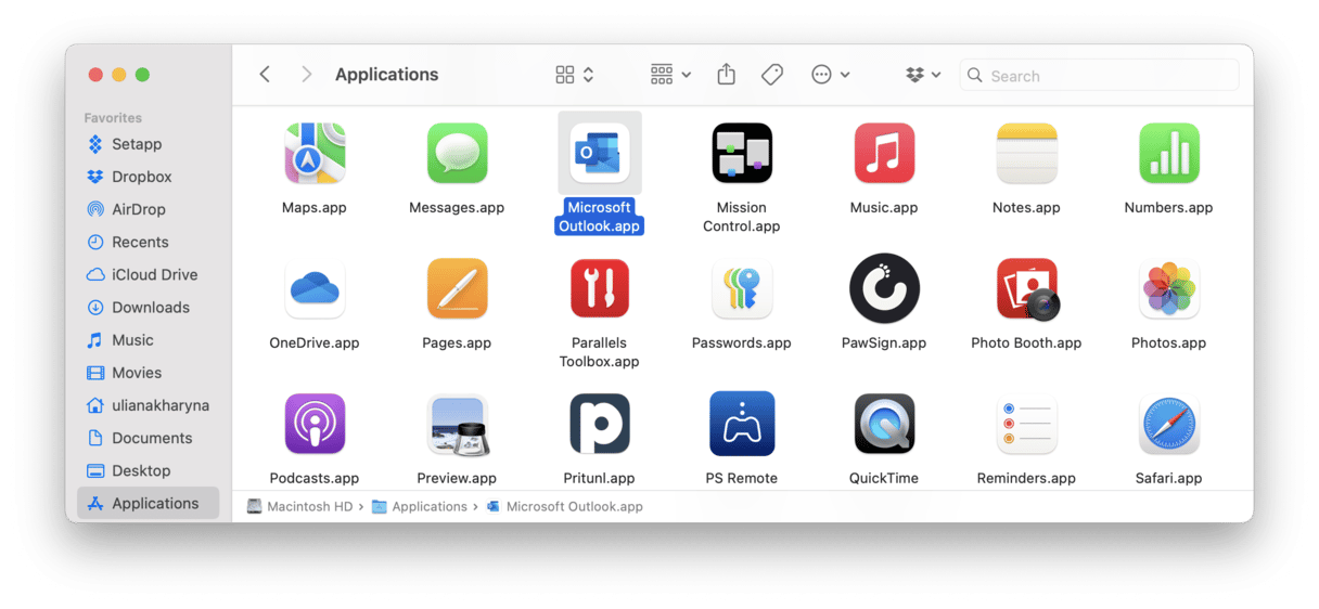 how to remove Microsoft apps from Mac