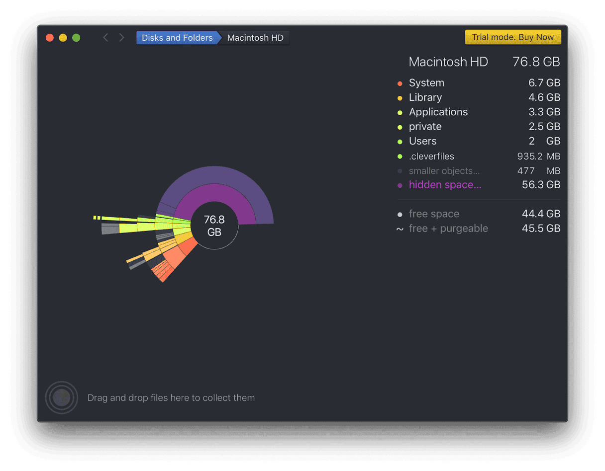 DaisyDisk cleaning app for Mac
