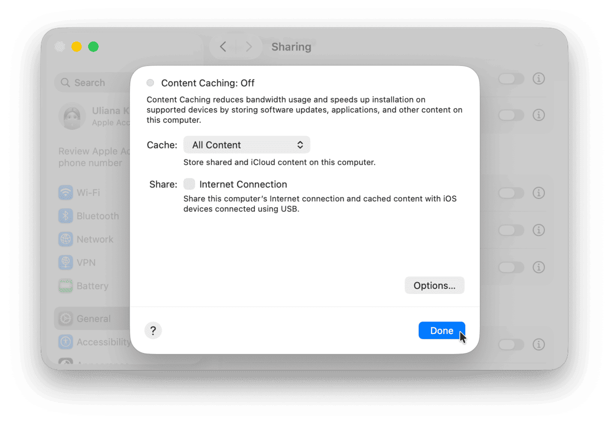 content caching