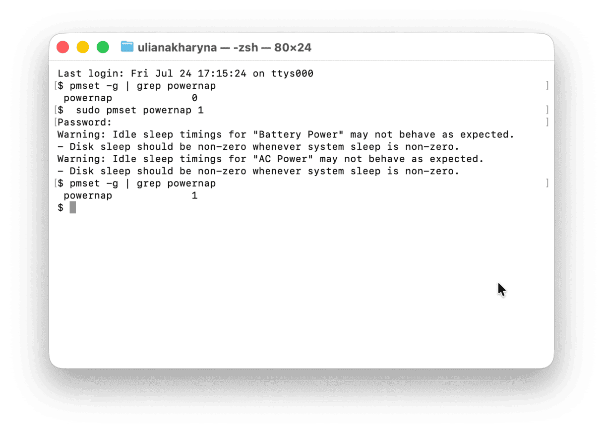 How to enable Power Nap on Mac