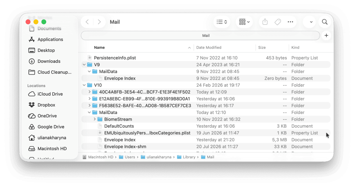 How to back up Mail data on Mac