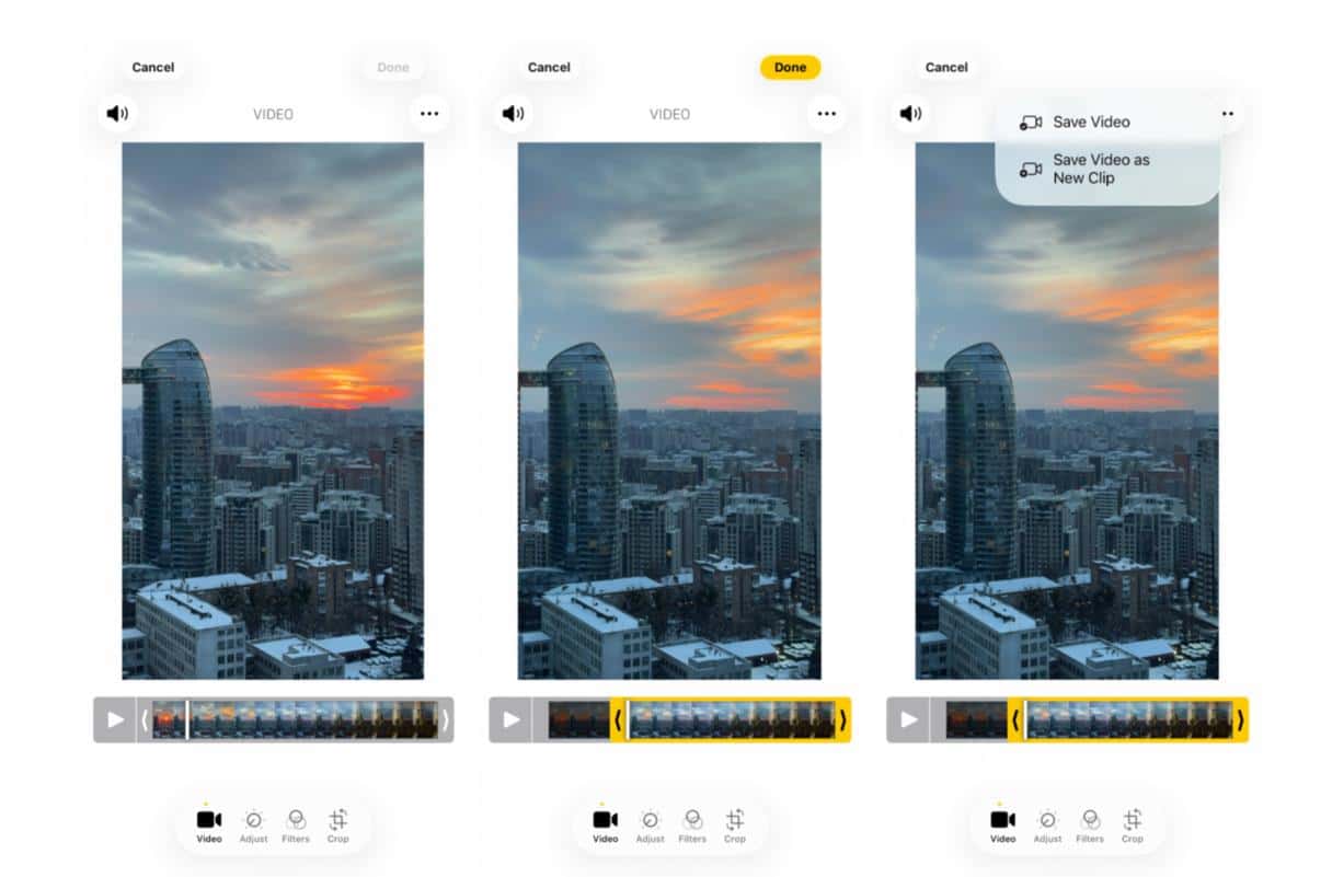 How to shorten a video on iPhone