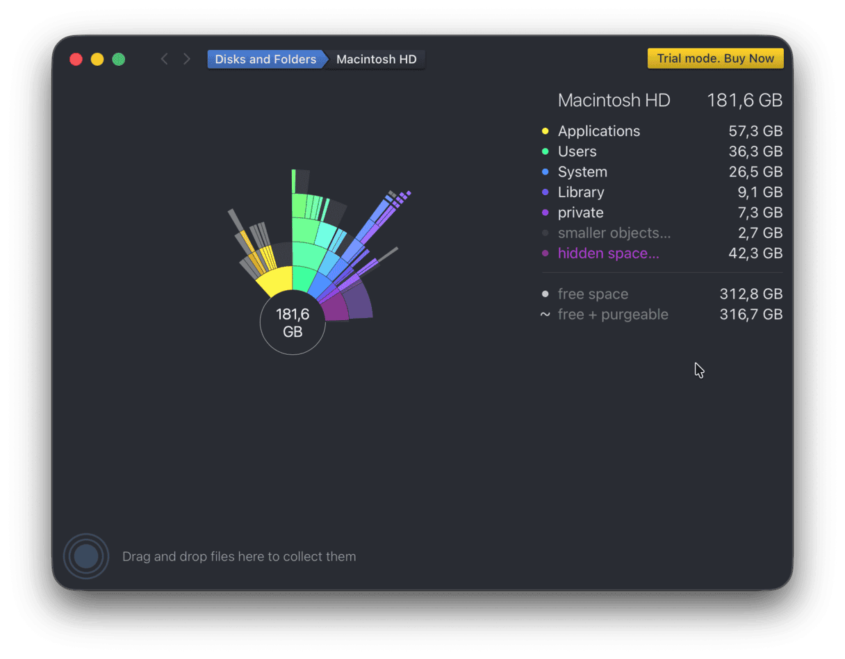 DaisyDisk disk space analyzer