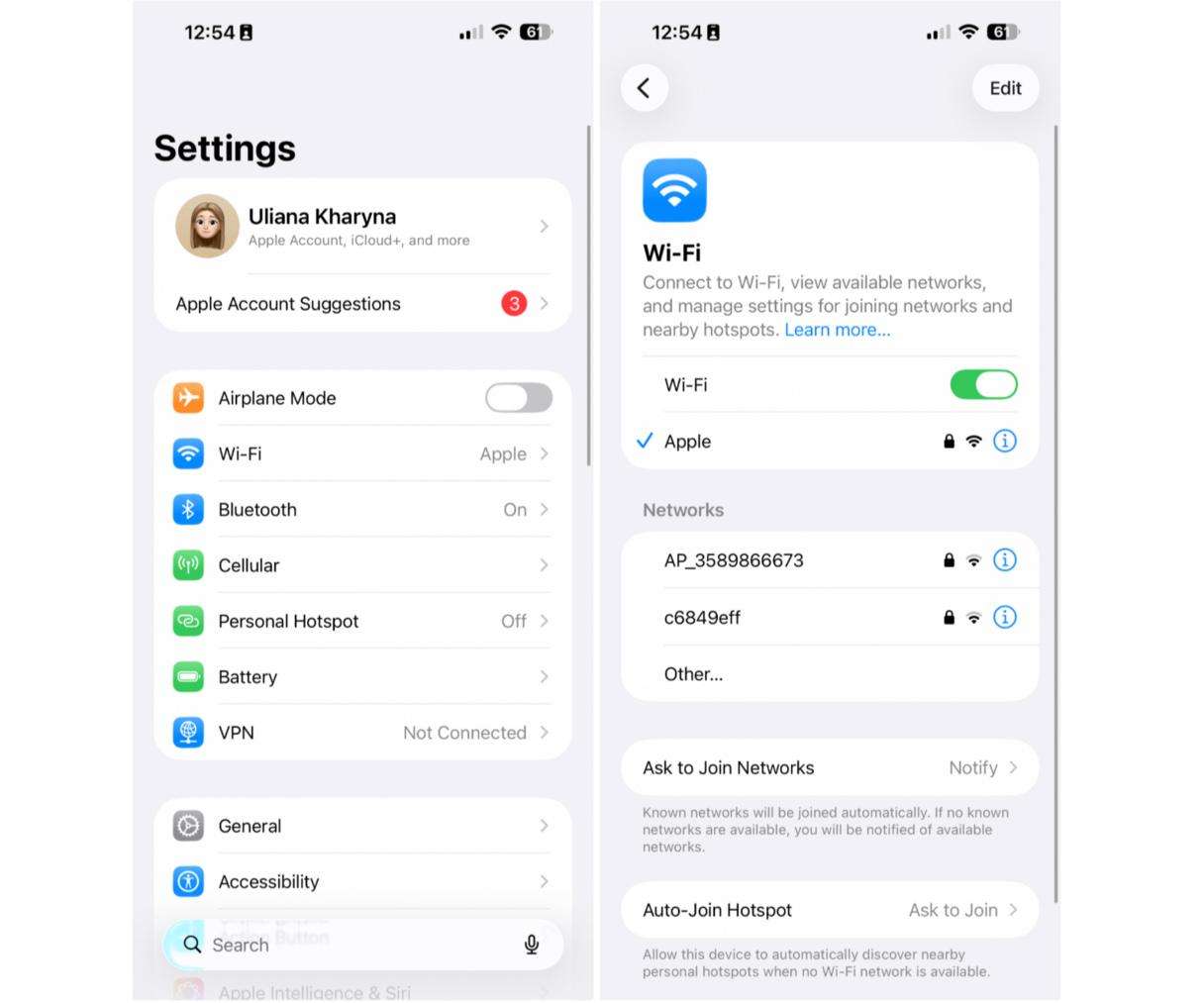 How to check internet connection on iPhone