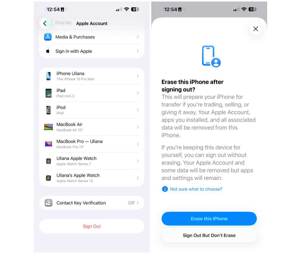 How to sign out of iCloud on iPhone