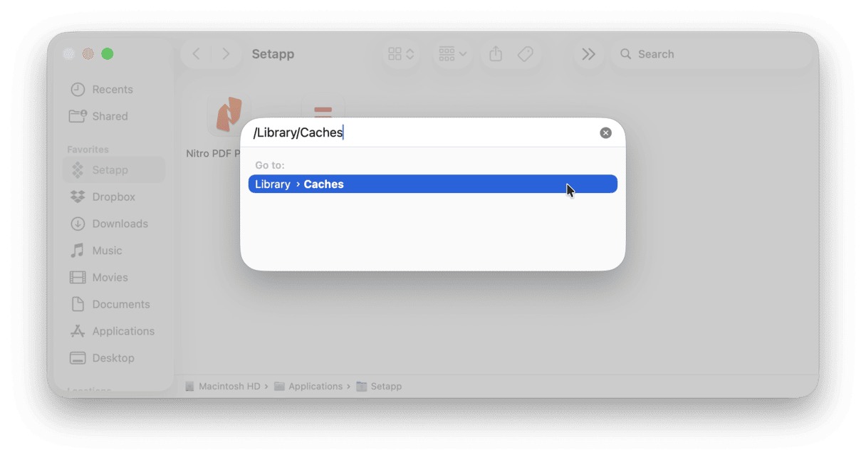 Remove system cache on Mac