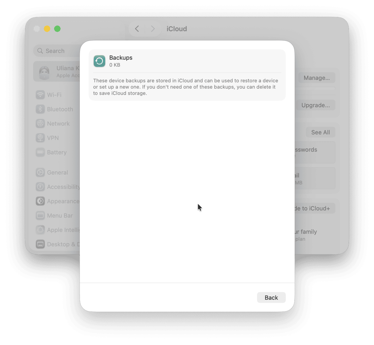 How to remove old and unnecessary backups