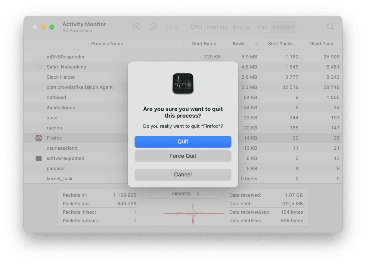 Identifica las aplicaciones que no responden