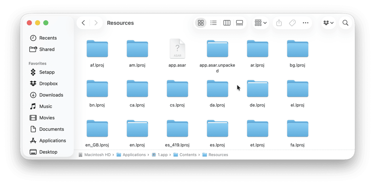 How to remove unnecessary language files