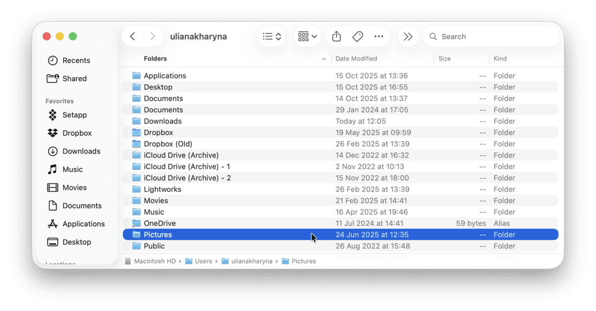 How to consider external storage on Mac