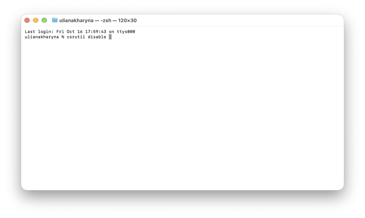 How to disable SIP on Mac