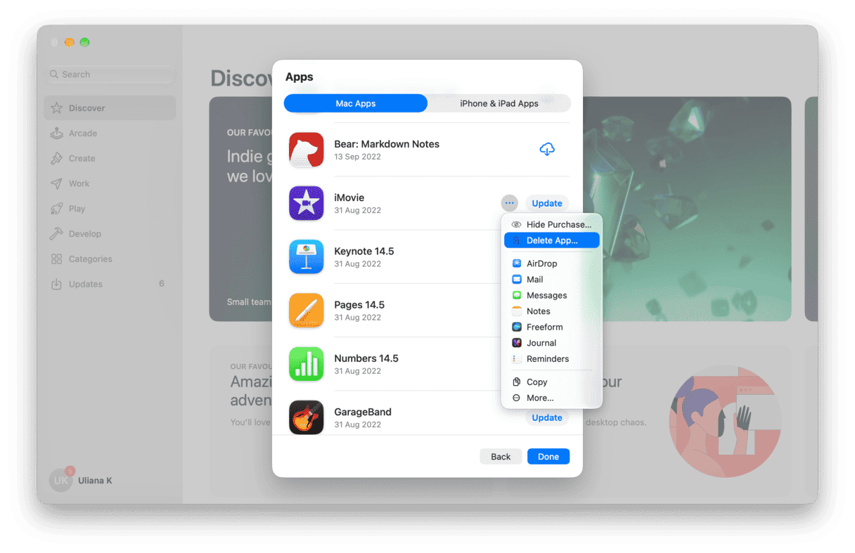 How to delete apps from Mac via the App Store